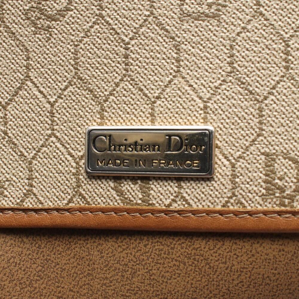 CHRISTIAN DIOR Brown Leather Shoulder Bag - Picture 4 of 10